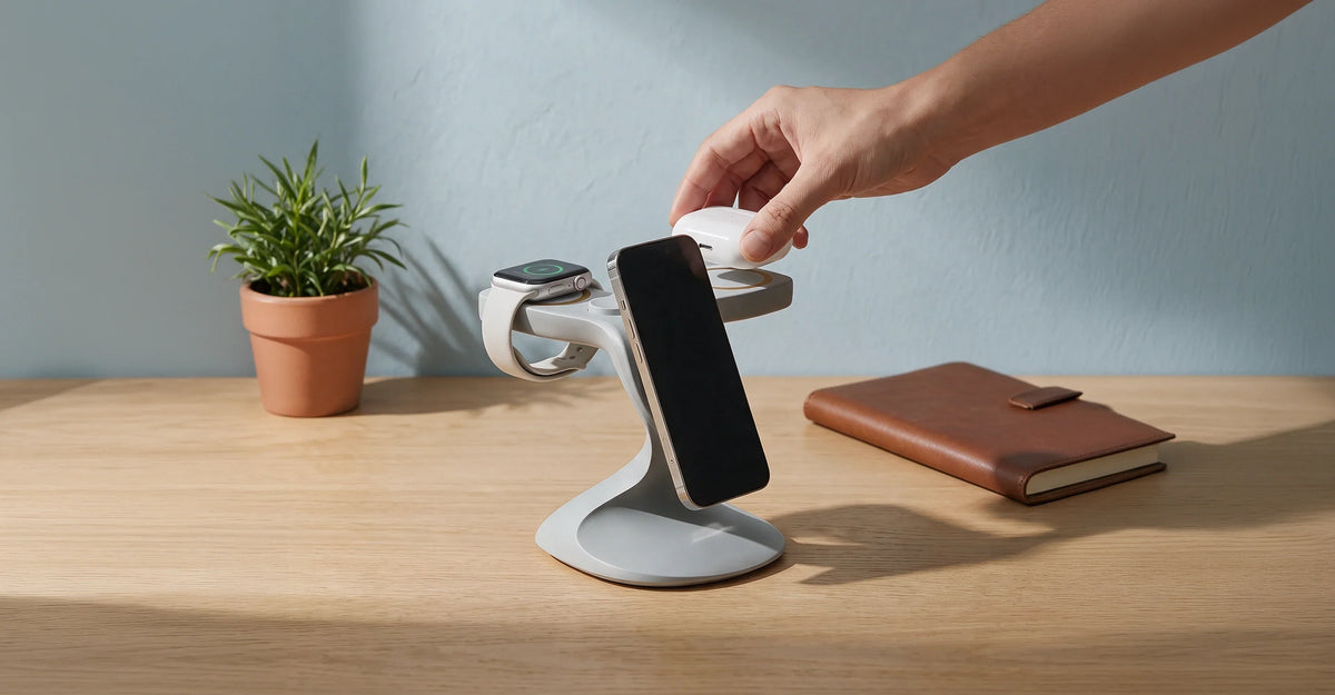 One Stand for Your Phone, Watch, and Earbuds